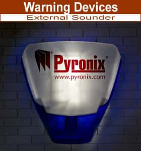 (image for) Pyronix Deltabell E Grade 3 External Sounder Back Plate Blue