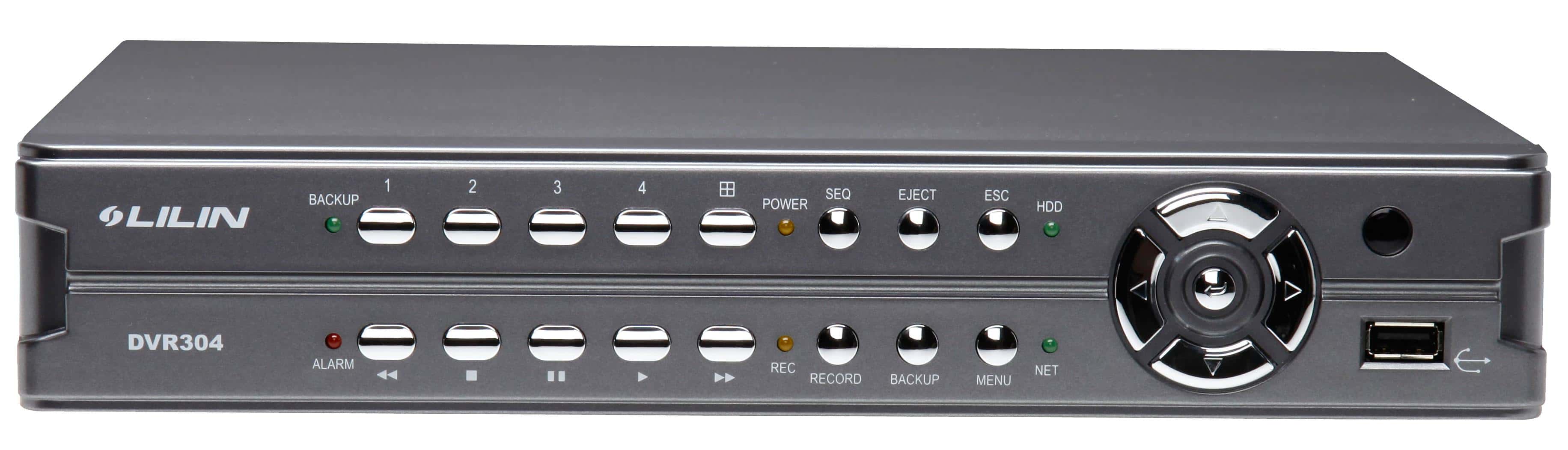 (image for) Li-lin 4 Channel, H.264, D1, SVGA, USB backup, IE Ready, 500 HDD
