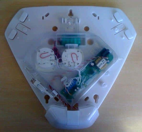 (image for) Eurosec XS3D+ Twin Piezo opal / white Backplate Only
