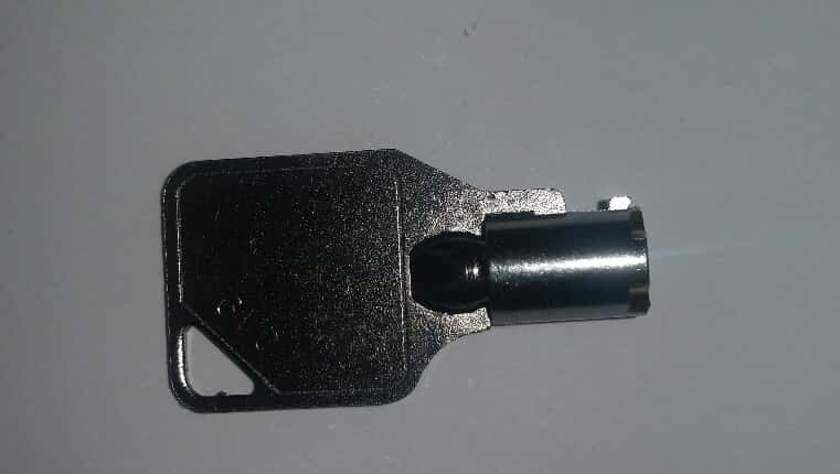 (image for) Siemens Replacement 01 key for the V42 (K42) codelock (46)