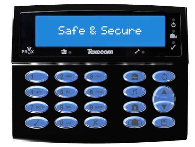 (image for) Texecom Premier Elite LCDLP-W Ricochet Wireless Keypad Black