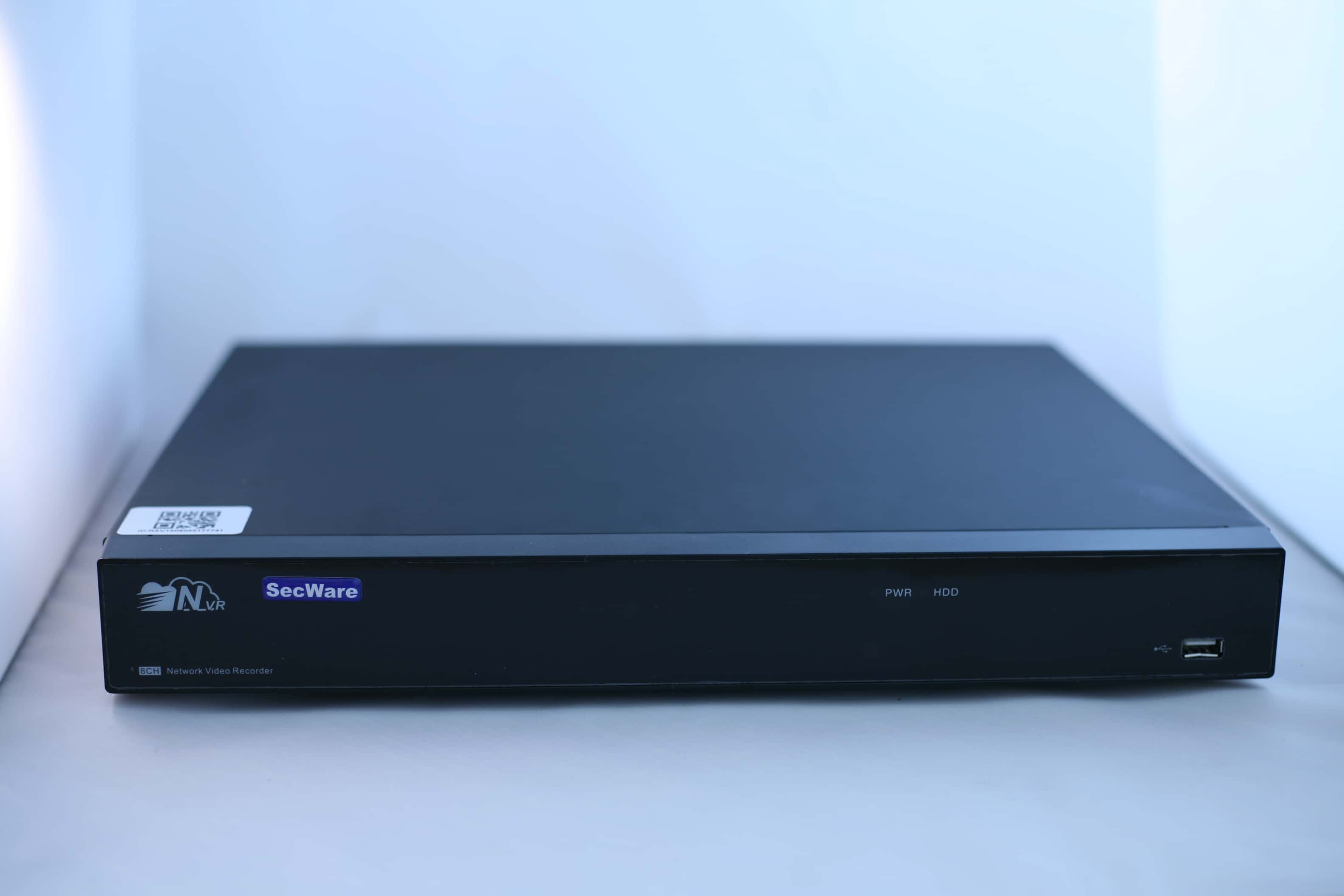 (image for) Secware Pro H.265 8 Channel NVR with 8 POE no HDD