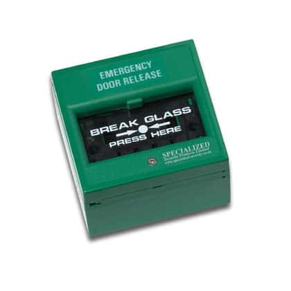 (image for) Surface Mounted Green Breakglass Unit G000SG