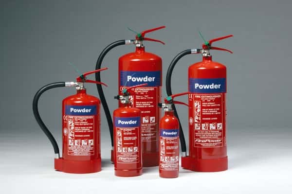 (image for) Secware 1Kg Powder Extinguisher Inc Initial Service/Cert