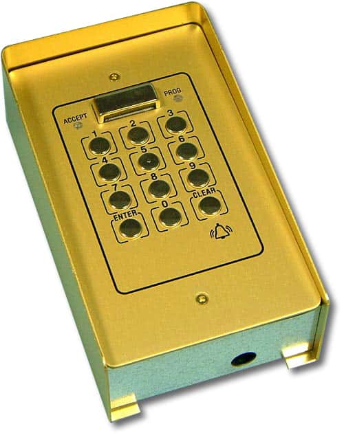(image for) Videx Surface 810 gold effect 1 code 1 relay code lock