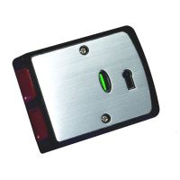 (image for) Knight Grade 3 Panic Button, Double Push, End Push, S/Steel Fascia, Selectable Resistors, Rear Tamper