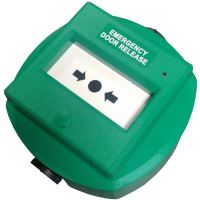 (image for) Knight Waterproof Green Double Pole Callpoint for Mag Locks, LED