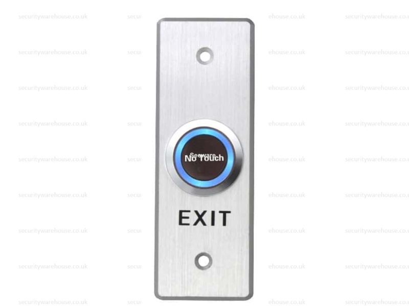 (image for) CQR Architrave Aluminium Touchless Sensor Exit Button