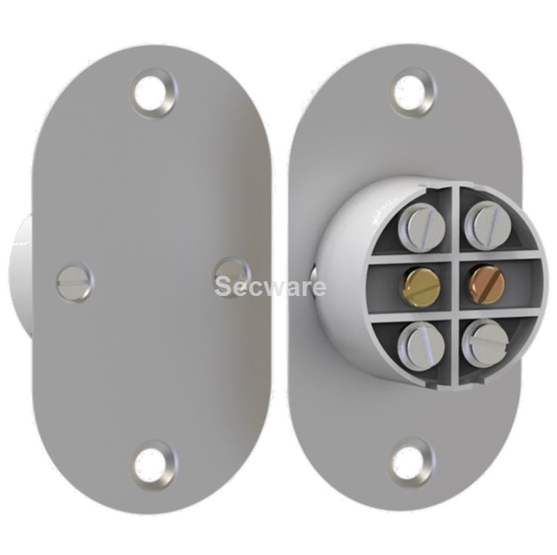 (image for) Cqr Metal Plate Flush Contact Grade 1 Steel / White Non-Resistored