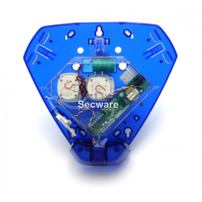 (image for) Eurosec XS3D+ Twin Piezo Blue Bell box Live Backplate