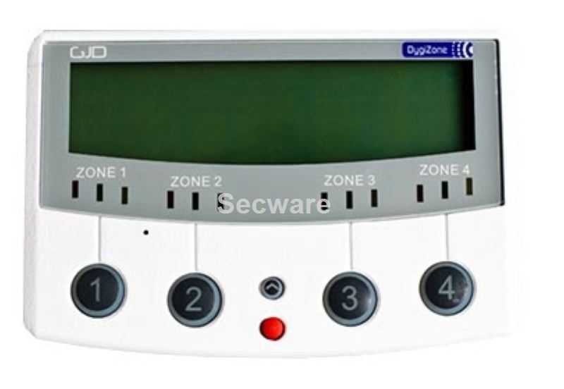 (image for) GJD DygiZone Digital 4 Zone Lighting Controller - White