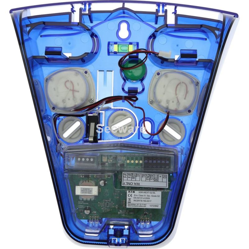 (image for) Scantronic Sounder External Wired Backplate only G2 blue lens no cover