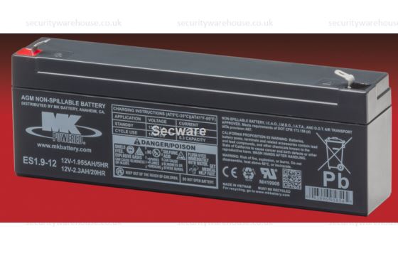 (image for) Secware 12v 2.3a/h Battery