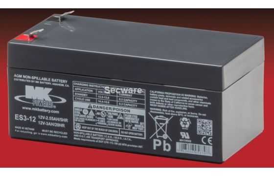 (image for) Secware 12v 3a/h Battery