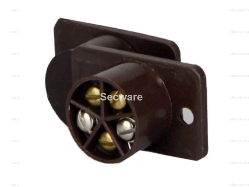 (image for) SECWARE A40B 5 Terminal Flush Contact (Brown)