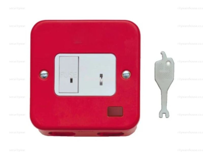 Secware Metalclad Red Fire Fused Spur with Keyswitch [3467MR] - £25.49 ...