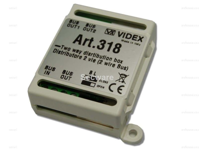 (image for) Videx 2 way bus distributor for VX2300 system