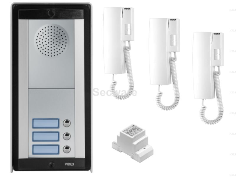 (image for) Videx 3 Way Door Entry Kit Surface