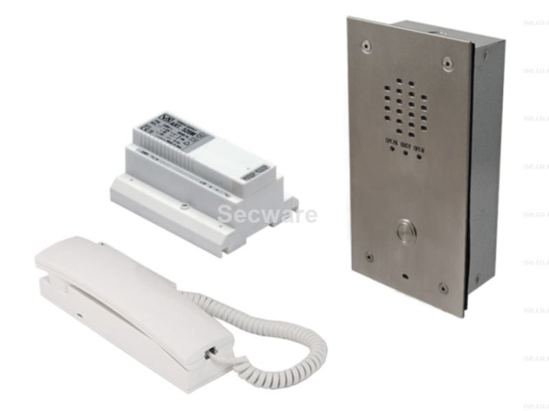 (image for) Videx Flush Anti Vandal 1 Way Audio Entry Kit