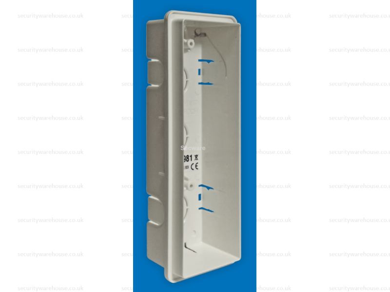 (image for) Videx Flush box for Kristallo apartment stations - Solid Wall