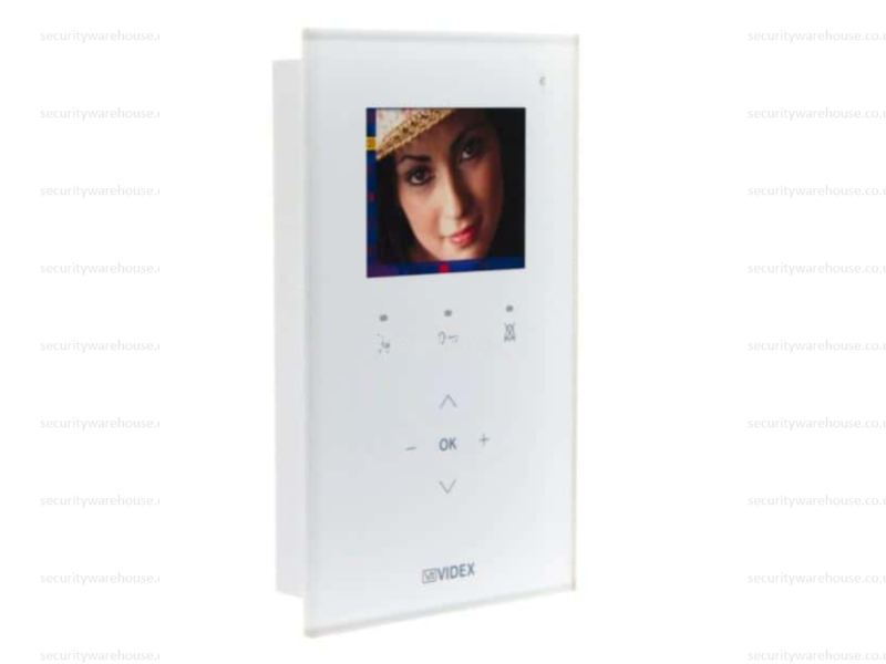 (image for) Videx Flush white Kristallo video monitor