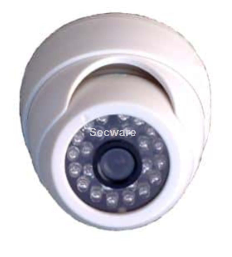 (image for) Voltek Internal Day Night Dome Camera - Long Range IR - White