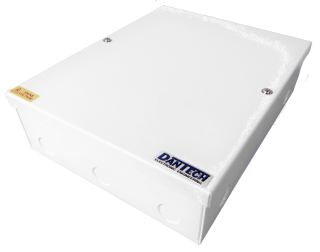 (image for) Dantech Indoor 24V 8A Ac 8 Output Steel-Cased Power Supplies With 230V Input