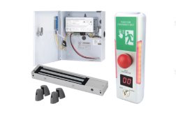 (image for) ICS Emergency Door System (Delayed Egress System) with 1 x Mini Maglock and 12V 5Amp Power Supply