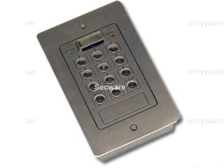 (image for) Videx Flush 800 2 Code 2 Relay S/S Stand Alone Code Lock