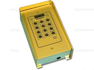 (image for) Videx Surface 810 Gold Effect 1 Code 1 Relay Code Lock