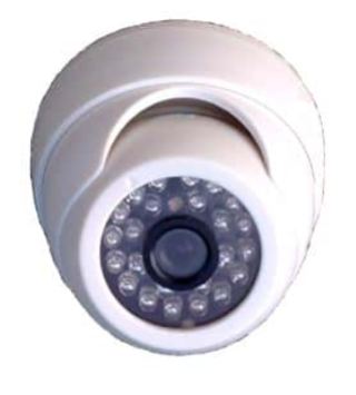 (image for) Voltek Internal Day Night Dome Camera - Long Range IR - White