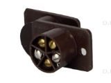 (image for) SECWARE A40B 5 Terminal Flush Contact (Brown)